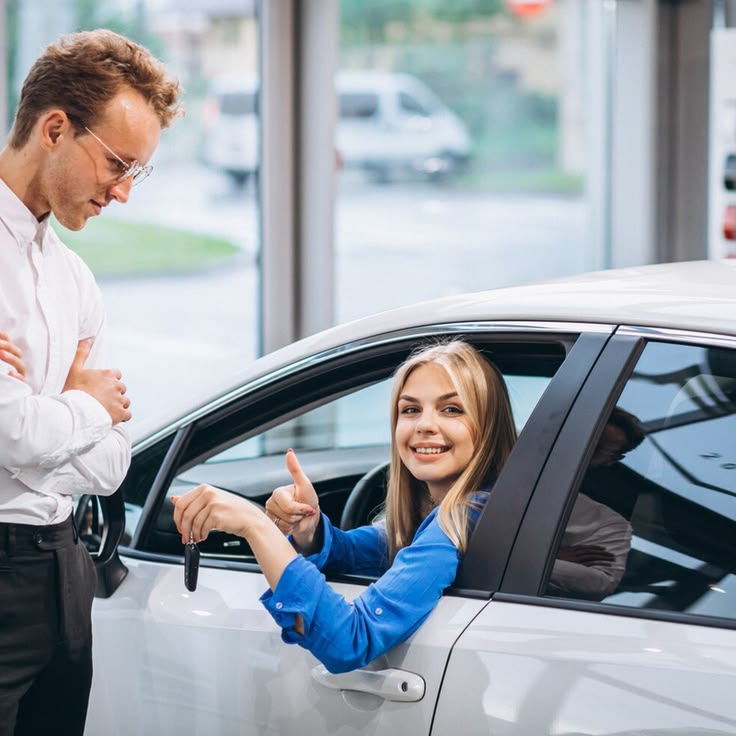 Happy Passengers Driving